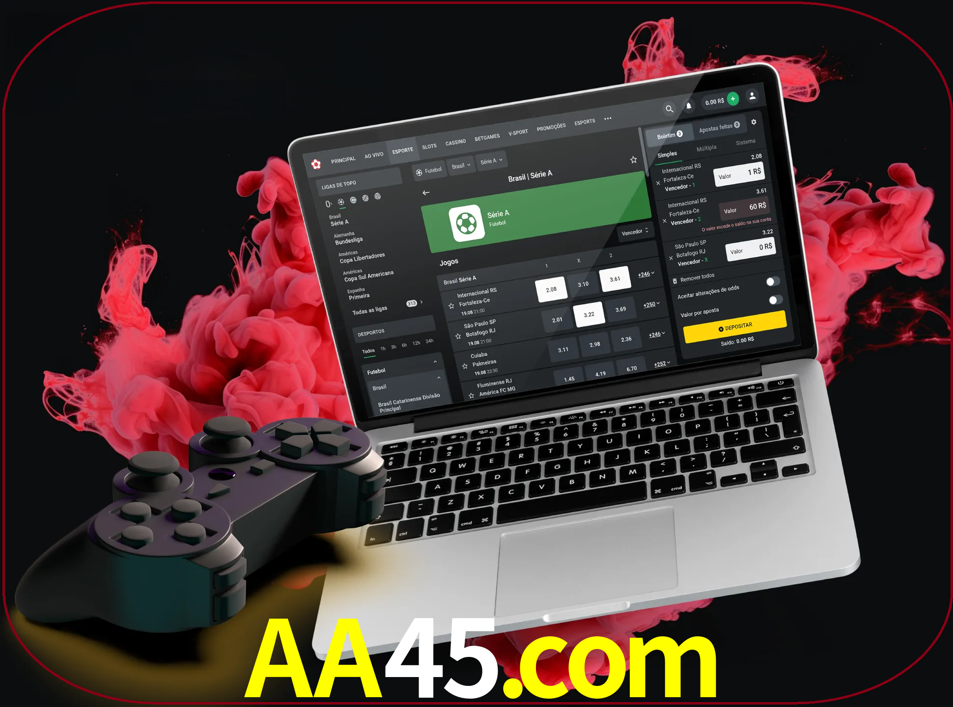 Visite a secção especial de jogos de vídeo em aa45 para descobrir em que jogos pode apostar e ganhar muito dinheiro.